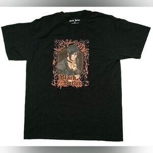 Vtg Y2K Black Butler Anime Print T-Shirt Size (L)